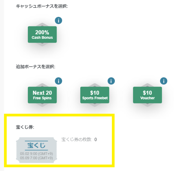テッドベット 宝くじ